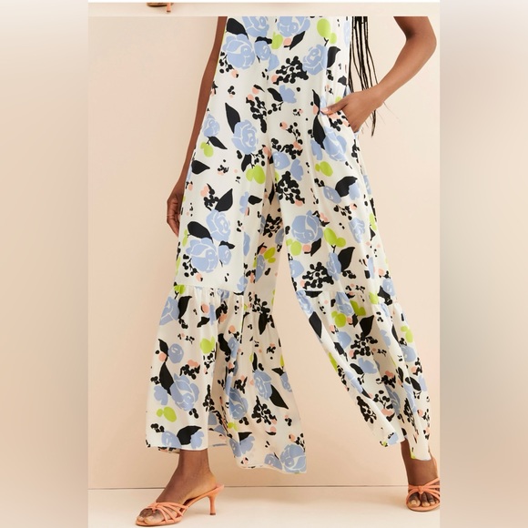 Anthropology Blue Rose Jumpsuit - Picture 3 of 11